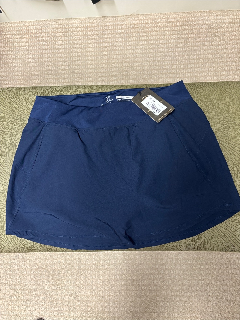 Swannies Navy Golf Skort
